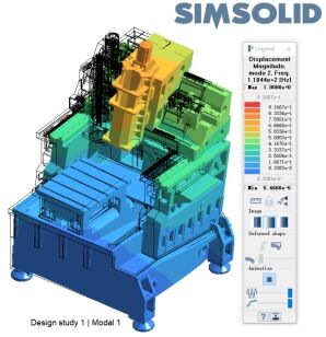 基于SimSolid的立式加工中心整机模态分析的图8